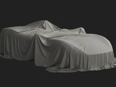 Sportcar Cover 08 3D model