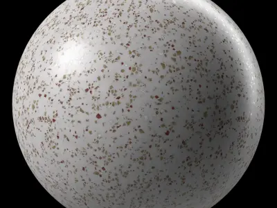 Terrazzo Materials 18- by Sbsar Generatator - Pbr 4k Seamless Texture