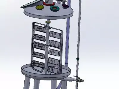 Vacuum agitator  2 Ton Capacity 3D print model