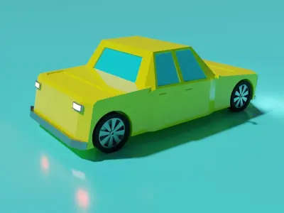 1000000 PROCEDURAL CARS Low-poly 3D model
