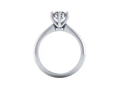 Solitaire Diamond Fashion Ring R8 3D print model purchase