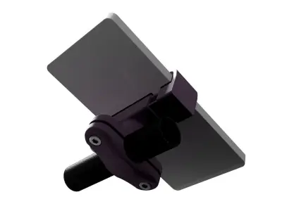 Phone holder for bicycles Low-poly 3D model