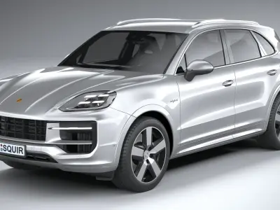 Porsche Cayenne E-Hybrid 2024 3D model