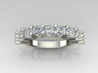 Band Ring 3D print model 144