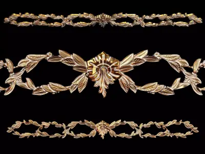 Classic carved 015 3D model