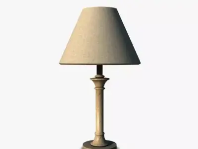 Table Lamp Low-poly 3D model