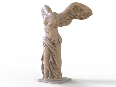 Winged Victory of Samothrace 3D Scan 3D model