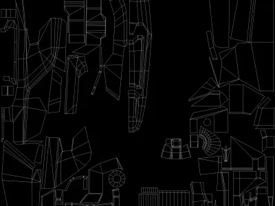 3D Futuristic Off Road Racing Car Model High Detail Textured Low-poly 3D model