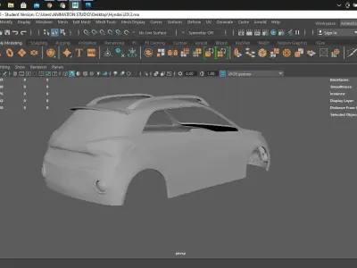 Hyundai i20 Body for 3D Print Model 3D print model