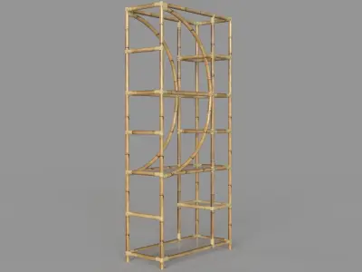 Justina Blakeney Etagere Bookcase 3D model