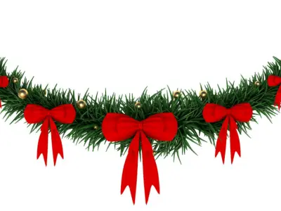 Christmas Wreath collection 3D model