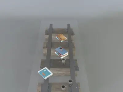 Rail Table  3D model