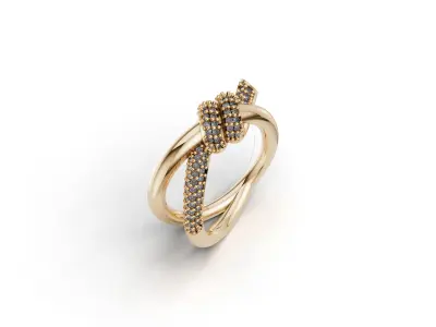 Jewellery Ring Gold  3D print model