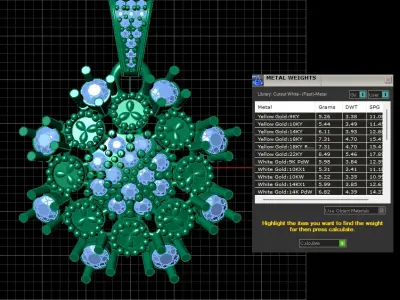 TULIJA FLOWER SPENDING PENDANT 3D PRINTABLE MODEL  3D print model