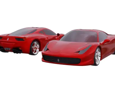 3D Printable Solid Car 3D print model