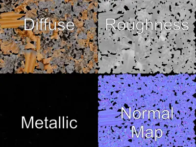 Thistle Model Pack  Detailed Botanical D Model Low-poly 3D model