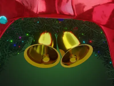 Cristmass wreath Free 3D model