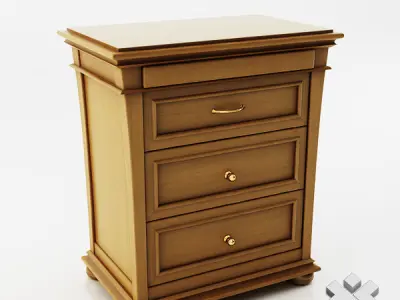 Night Stand Drawer - Glory 3D model