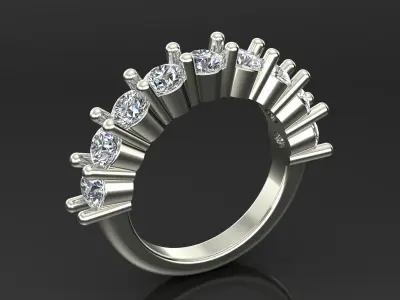 Band Ring 3D print model 144