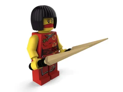 Ninja Girl 3D model