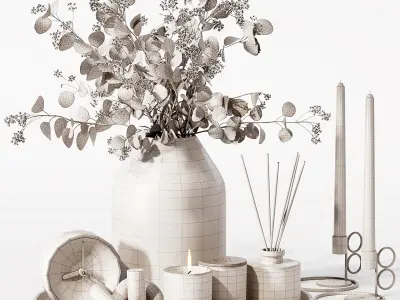 Decorative set 3 3D model