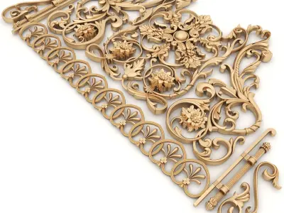 Decor 22 - For CNC and Interior 3D model