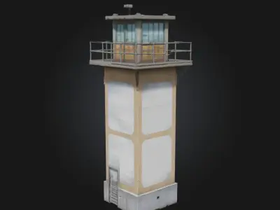 Watchtower Sentinel  Guardian of the Horizon 3D model