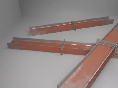 i beam metal 3D model