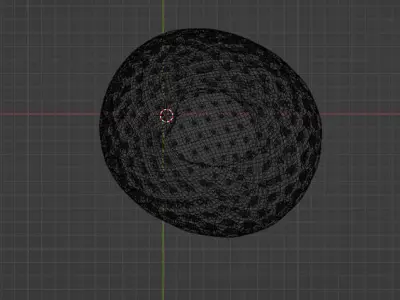 strawberry vase Low-poly 3D model