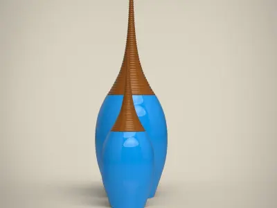 Vase set 3D model