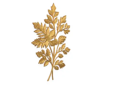 Classic decor ornament carved 36 3D model