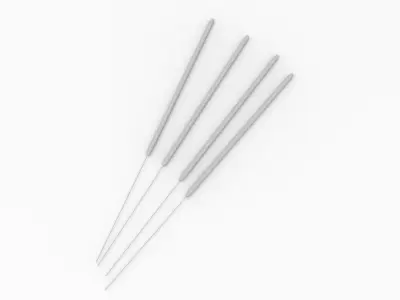 Sparkler Firework v2 3D model