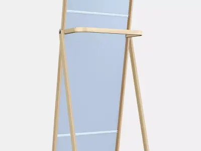 IKORNNES Standing mirror 3D model