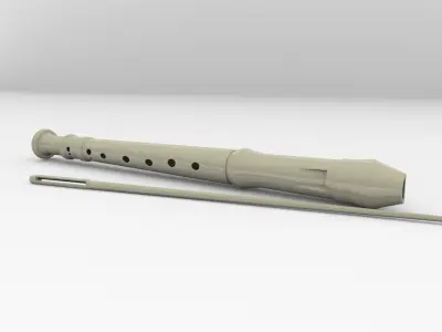Recorder syringe 3D model