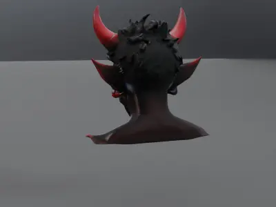 japanese oni 3D model