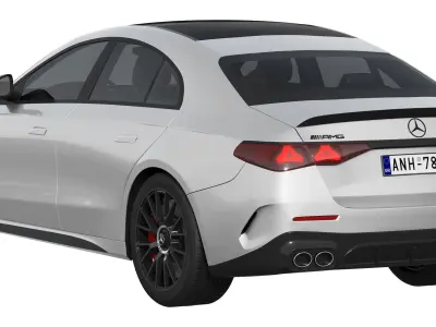 Mercedes-Benz E53 AMG Hybrid 2024 3D model