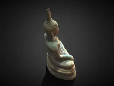 Character - Buddhahood statue 2 3D model