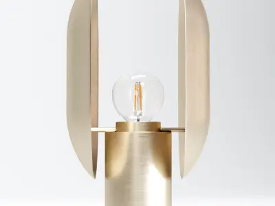 Clam Table Lamp 3D model