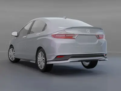 Honda City GM6 Facelift 2019 3D model