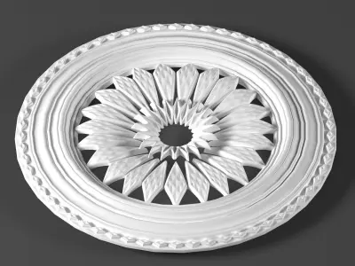 9 ornamental decoration for ceiling 3d model kitbash vol 31 3D model