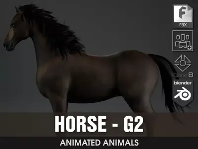 Horse-G2 3D model
