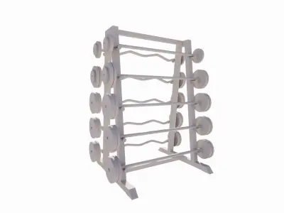 Gym Equipments-gym by Bodysolid-Machine the gym 3D model