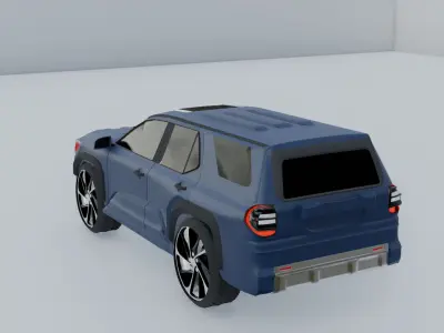 toyota 4runner trd pro Low-poly 3D model