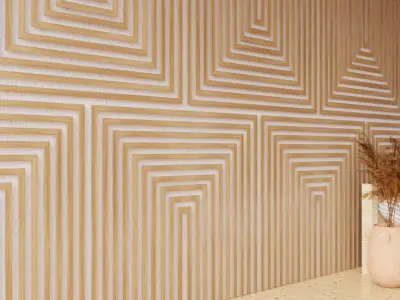 Wall wood seamless set2 V09 3D model