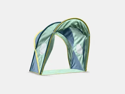 ELDFLUGA Bed tent Low-poly 3D model