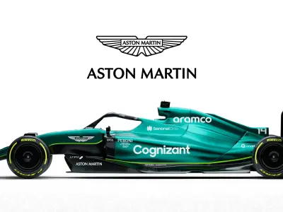 Formula 1 ASTON MARTIN 2023 3D MODEL - AMR23 3D model