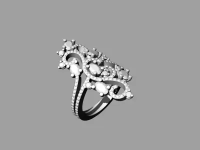 kolco 3dm ring with stones Free 3D model