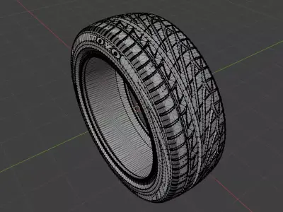Street Tire  3D model