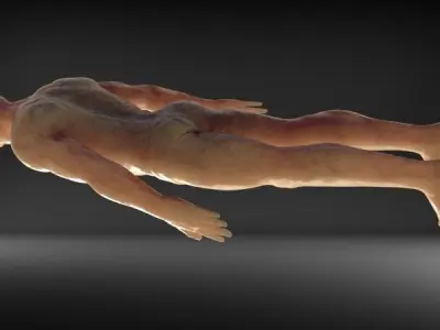 Realistic Men Bodybuilder Character 3D print model