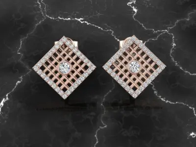 Jewelry Earring 3D print model